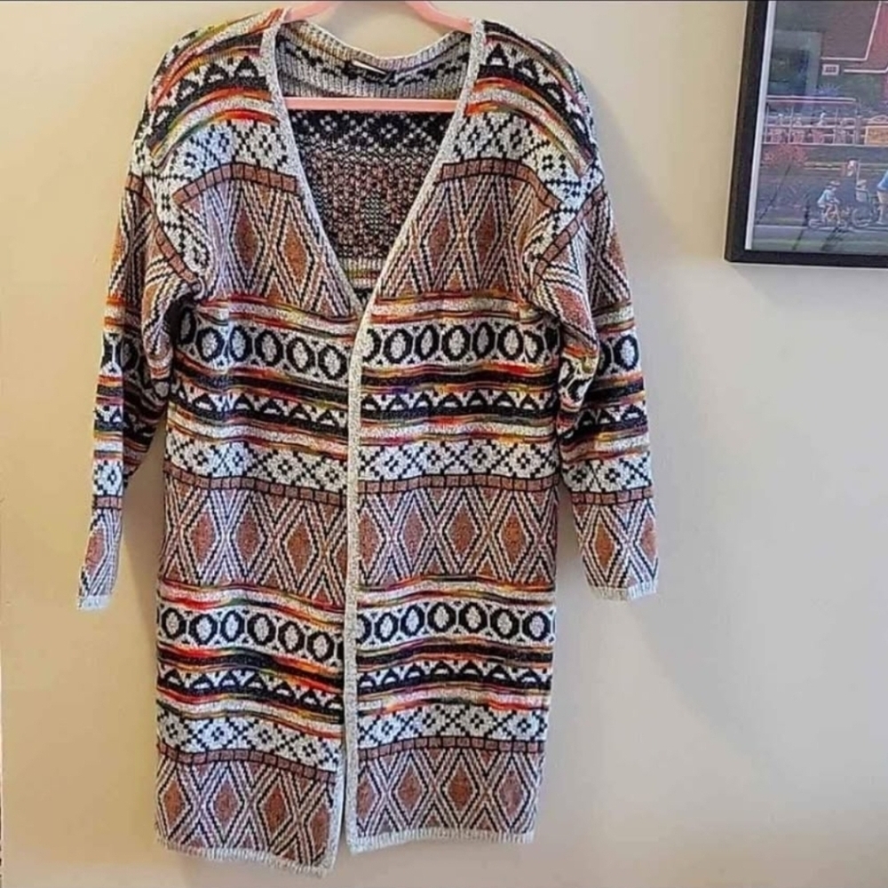BESCA Open-front Long Cardigan L-XL